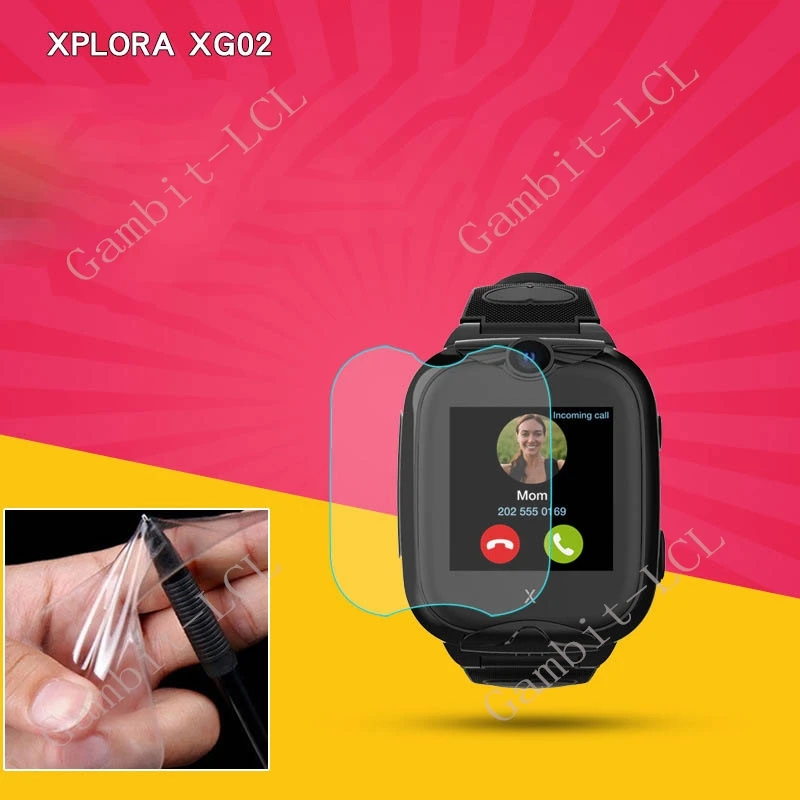 FTRONGRT Cover per Xplora XGO 3, PC + Pellicola Temperata Schermo, Protezione All-Inclusive, Resistente Agli Urti, Custodia pe Xplora XGO 3 Smartwatch.Ago di Pino Verde