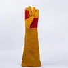 Long Sleeves Leather Welding Heat Resistant Stove Fire and Barbecue Glove Garden Pruning Puncture Resistant Pet Bite Gloves 6