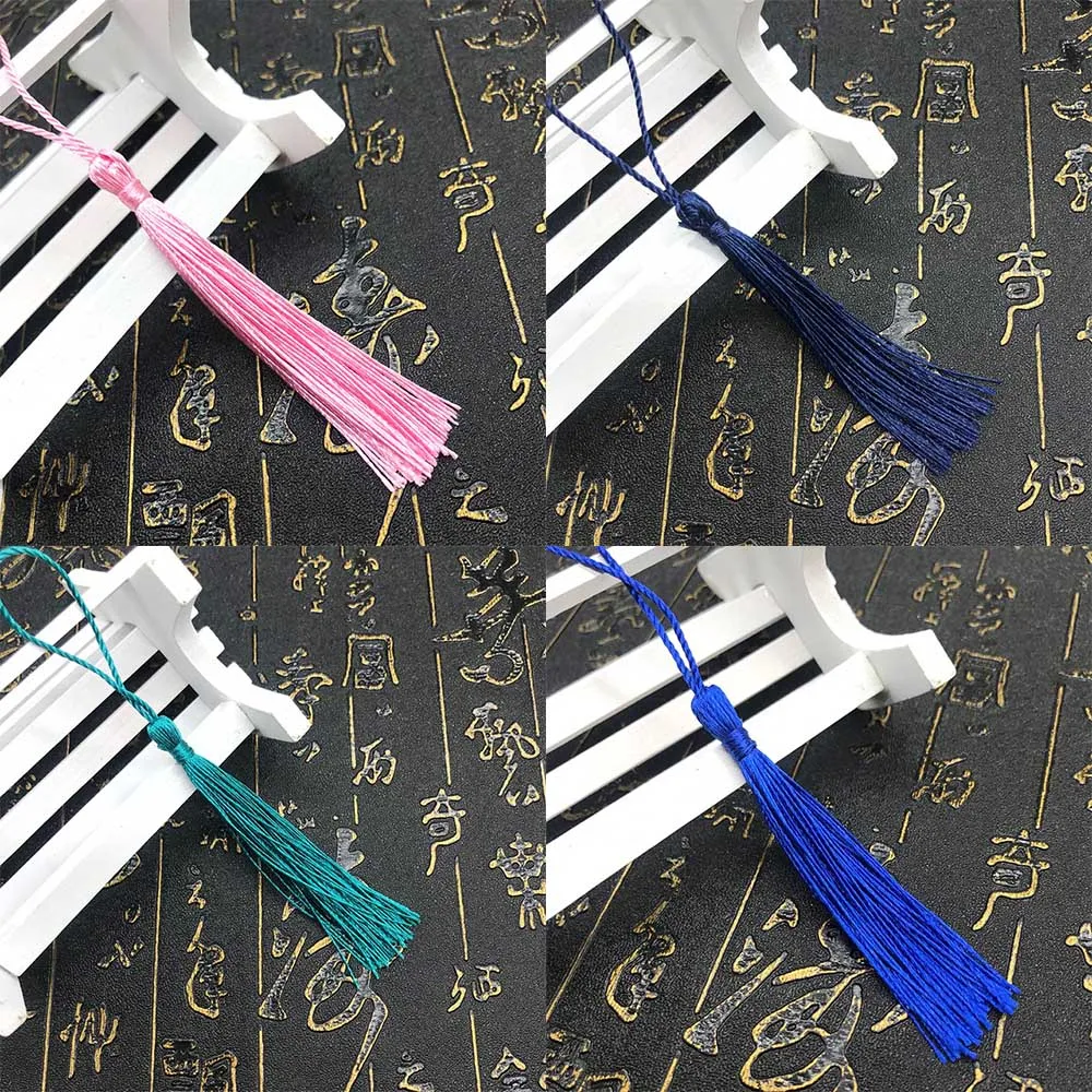 Mini Tassels 10/100pcs 13cm Tassels Fringe For DIY Crafts Jewelry Making Accessories Mini Tassels Bookmark Tassel Wedding Decoration