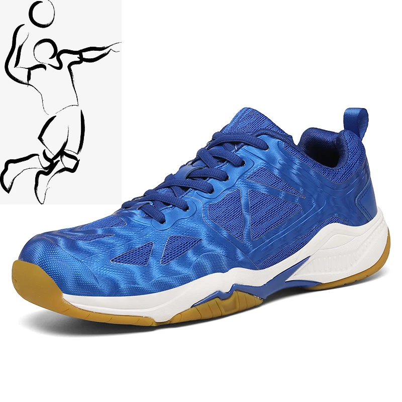 Professional Volleyball Shoes Men's and Women's Mesh Breathable Badminton and Tennis Shoes Training Volleyball
