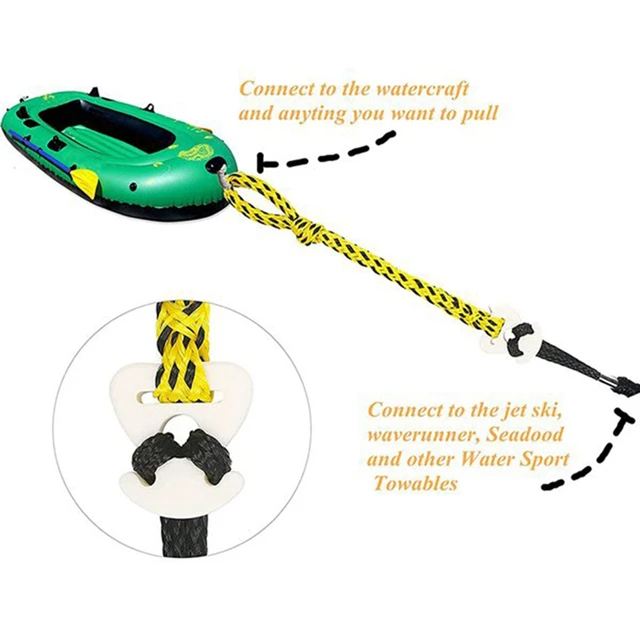 Harnais de remorquage de bateau de 18 pieds pour 4 motocyclistes