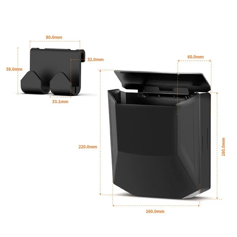 Car Trash Can Waterproof Car Litter Bag Keep Clean Tidy Vehicle Trash Can for Model3/y Automotive Waste Container Bin