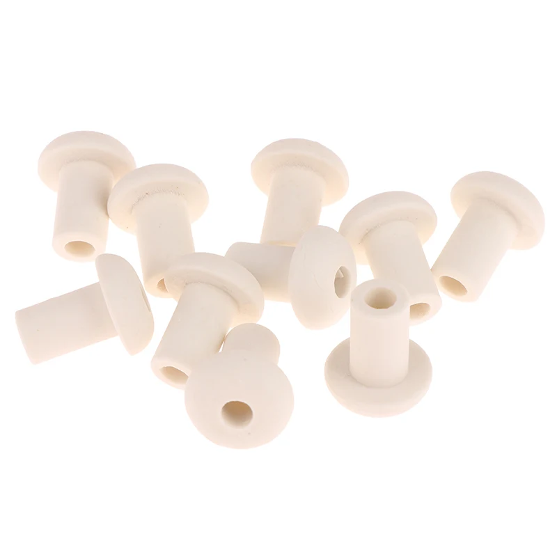 Set 30 Porta Stoppini In Ceramica Per Lampade A Olio E Alcool Ricambio Bruciatore Per Laboratorio E Artigianato