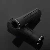 Poignées de vélo en caoutchouc souple pour vtt, antichoc, antidérapant, couvercle de guidon, verrouillage sur les pièces ergonomiques du guidon de cyclisme 2