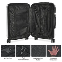 Ensemble de valises de voyage Comanlai, 3 valises rigides, 20/24/28 pouces, 360 ° Valise à roulettes avec serrure TSA pour les voyages en avion et en train pour les étudiants 5