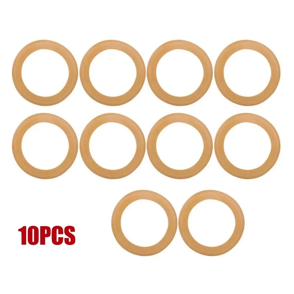 Anel do Pistão de Borracha Livre de Óleo Compressor de ar Anel Peças Sobresselentes Silencioso Bomba Isolada Acessórios para 550 600 750 950w 10 Pcs