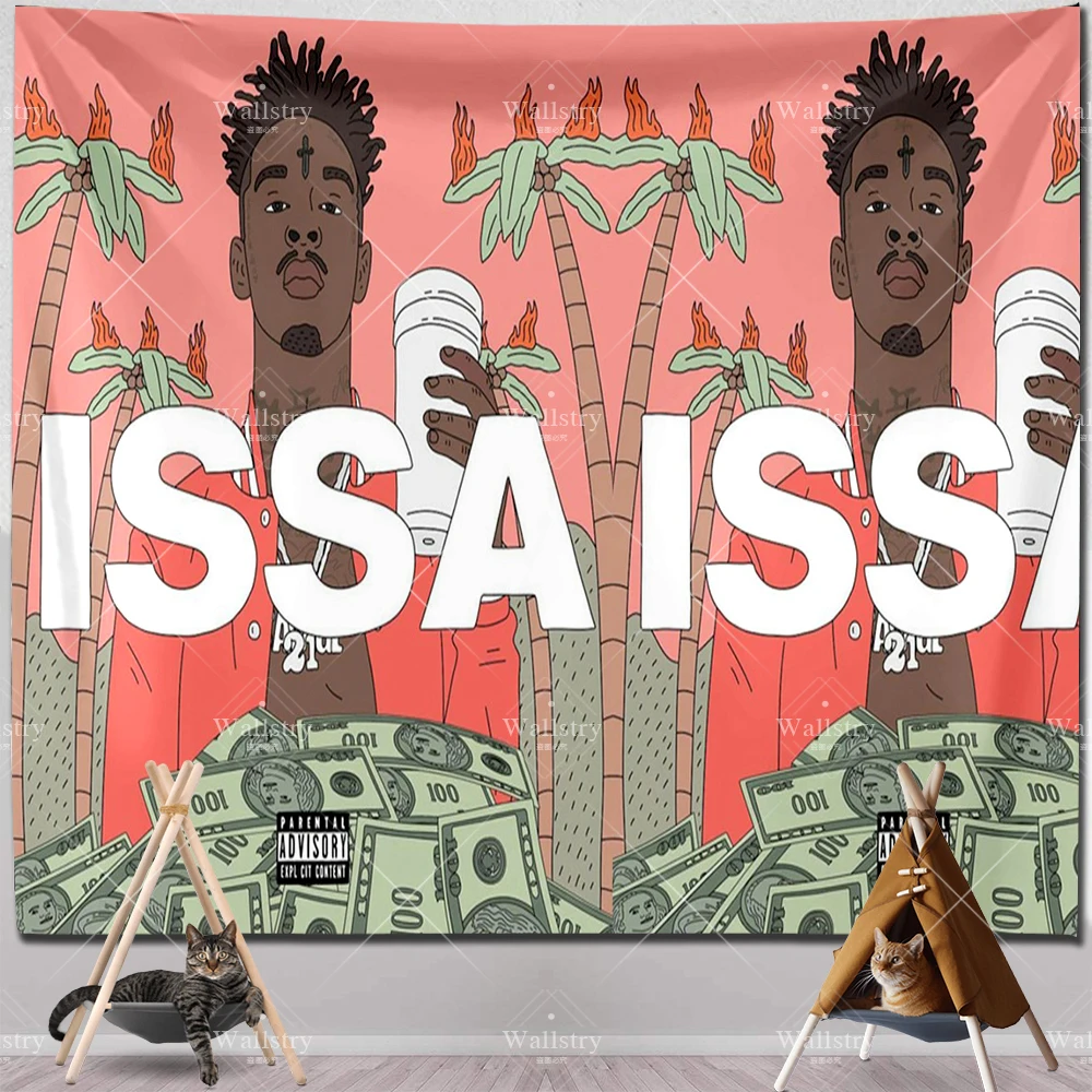 Wish You Were Here Astroworld Art Tapestry Home Decoration Rapper