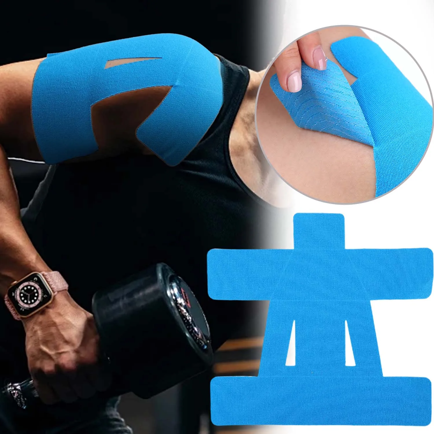 Kinesiologie Schoulter Tape Zougeschnidde Waasserdicht Atmungsaktiv_voghion.com