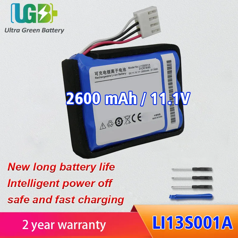 

UGB New LI13S001A Battery For Mindray BeneHeart R3 R3A MEC6 uMEC6 uMEC7 uMEC10 uMEC12 Battery 2600mAh 11.1V