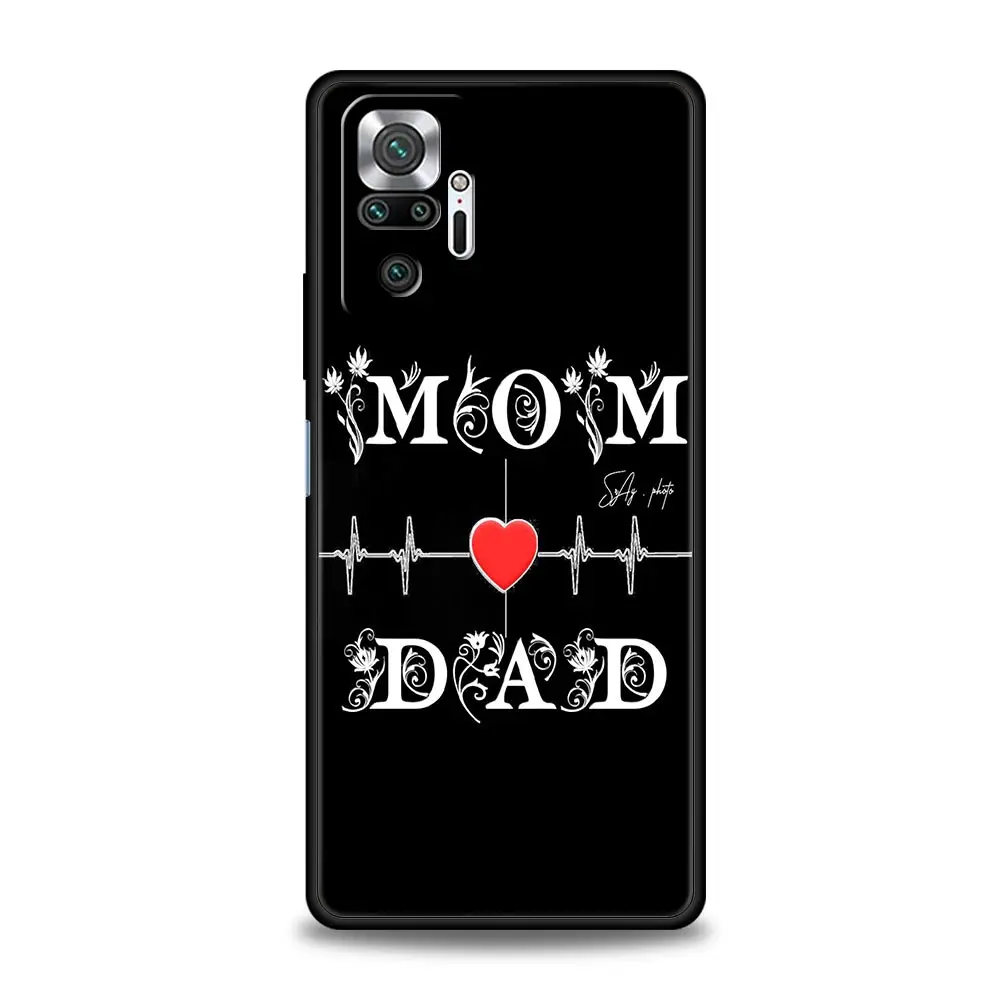 Cute Couple Letters Art Soft TPU Phone Case