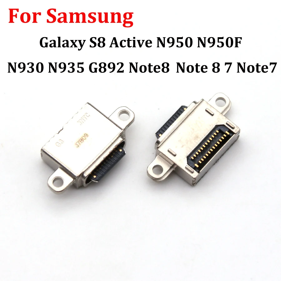 

10pcs USB Charging Dock Port Charger Connector Plug For Samsung S8 Active N950 N950F N930 N935 G892 Note8 Note 8 7 Note7