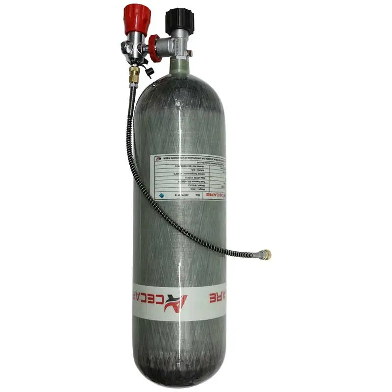 Acecare68L4500Psi300Bar30MpaCarbonFiberCylinderHPAScubaDivingBottleValveFiling