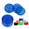 1/2/5Pcs 60mm 3 Layer Round Shape  Herb Grinder Tobacco Shredder Spice Mill Crusher Plastic Tobacco Grinder Smoking Accessories 5