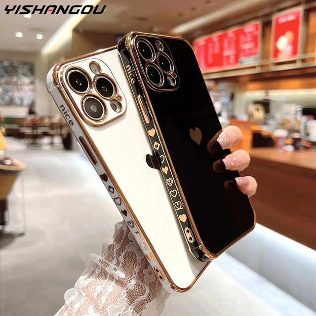 Electroplating Old Flower Luxury L V Simple Stylish Brand Geometric  Patterns Leather Phone Case for iPhone 12 11 PRO Xr X Xs Max Soft Cover -  China Electroplating Old Flower and Mobile