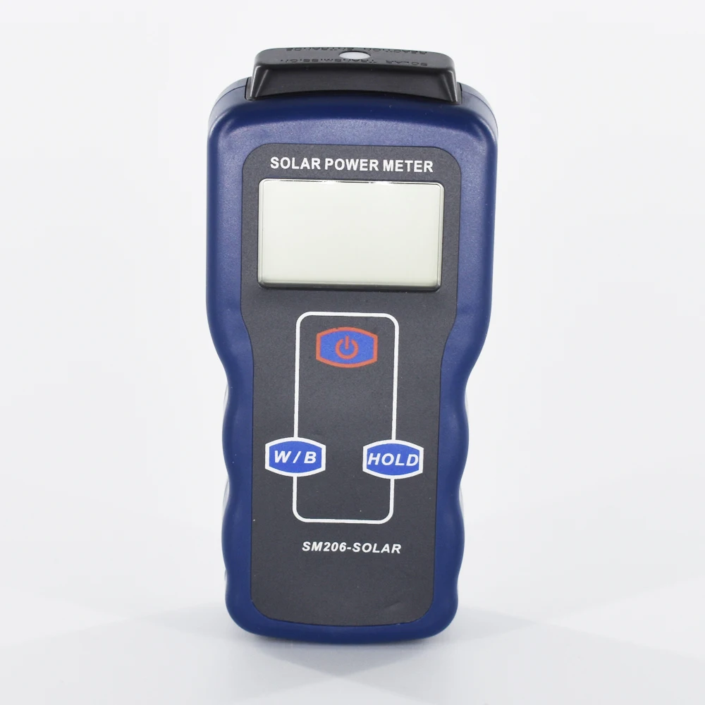 Solar Power Meter SM206-SOLAR Precision Instruments for Measuring Light Intensity 0.1-1999.9 W/m² 2