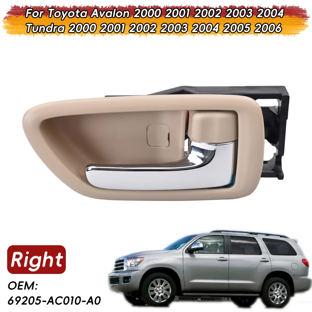Front Right Outside Door Handle For 2000-2004 Toyota Avalon – Desert Sand Mica (4Q2), Easy Install By MotorKing 9 thumbnail image