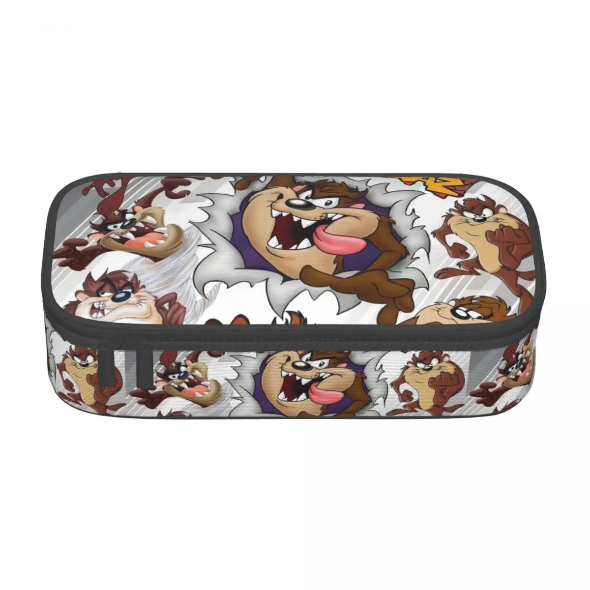 Anime Tasmanian Deviled Taz Comic Pencil Case for Boys Gilrs Big Capacity Pen Bag Box School Accessories