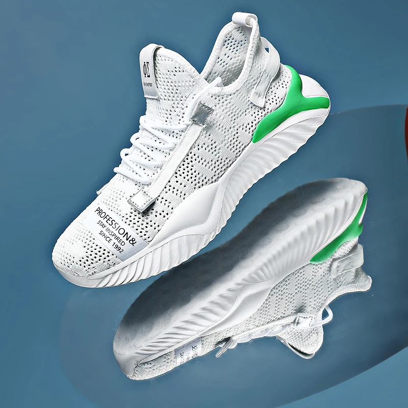 Men Running Shoes Light Comfortable Outdoor Walking Trainers Cheap Male Sneakers Summer Weaving Tenis Flat Sport Hot Sale |