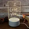 Note Board Creative Led Night Light USB Message Board Holiday Light With Pen Gift For Children Girlfriend Decoration Night Lamp 2