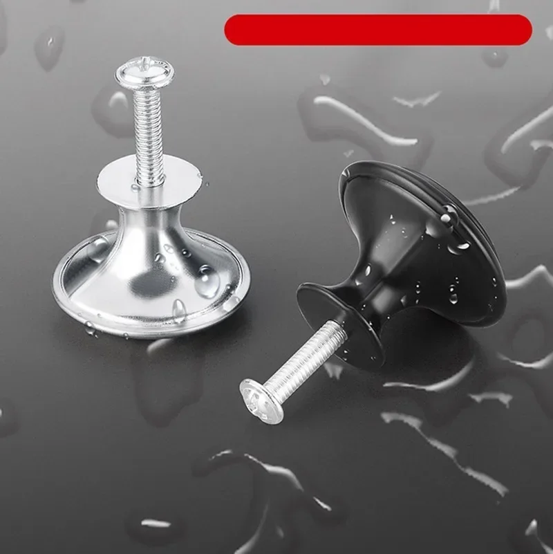 Door Handles Cabinet Handles Stainless Steel Cabinet Handles Mushroom Head Drawer Pulls Replacement Furniture Door Hardware Handle for Furniture Decoration