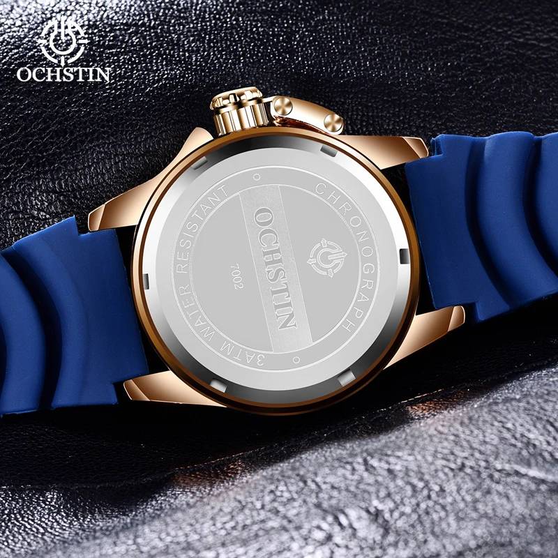 Man Mechanical Pilot Wrist Watches Luxury Self Wind Silica Gel Mechanic Male Clock Auto Date Relogio Masculino Gift for Men