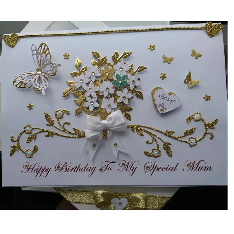 

Stamps Dies Scrapbooking Flower Leaves Lace Metal Cutting Die New 2024 Embossing Craft Die Cut Stencil Card Making Paper DIY