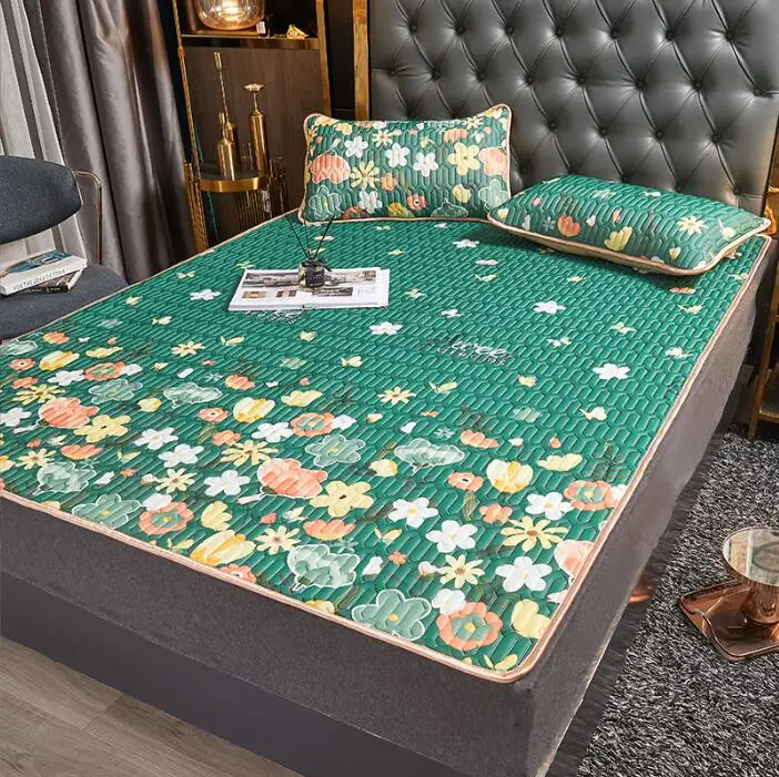 Latex Three Piece Set of Thickened Ice Silk Cold Mats Air Conditioning Mats Gift 21 models