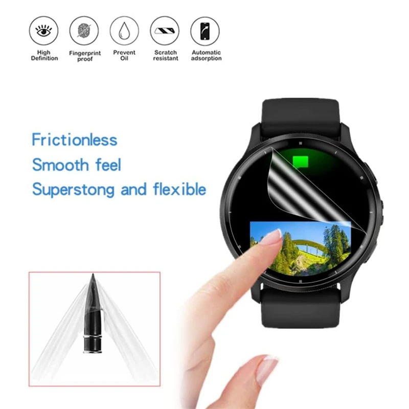 Garmin VivoActive 5 6용 하이드로겔 필름 3-5개 VivoActive 5 6용 화면 보호 필름