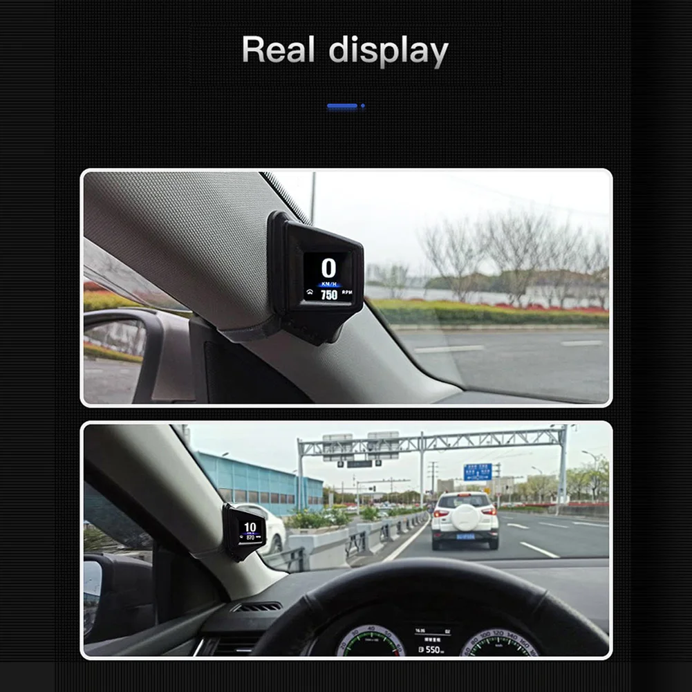 ٱ HUD   ÷ OBD + GPS  ý Ʈ ,  ġ ӵ  Ÿ OBDII ڵ 