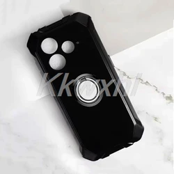 Blackview Oscal Marine 2 Shockproof Back Ring Holder Phone Case - Soft Original Cover for Oscal Marine 2 (Ring Case Black)