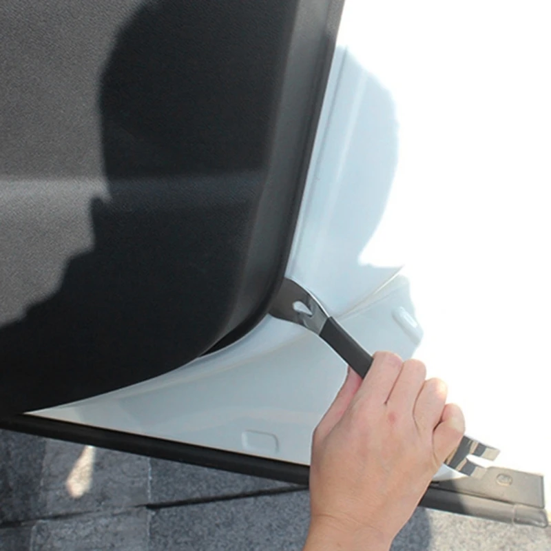 6pcs Trim Door Clip Panel Dashboard Radio Interior Repair Removal Metal Car Removal Pry Disassembly Tool