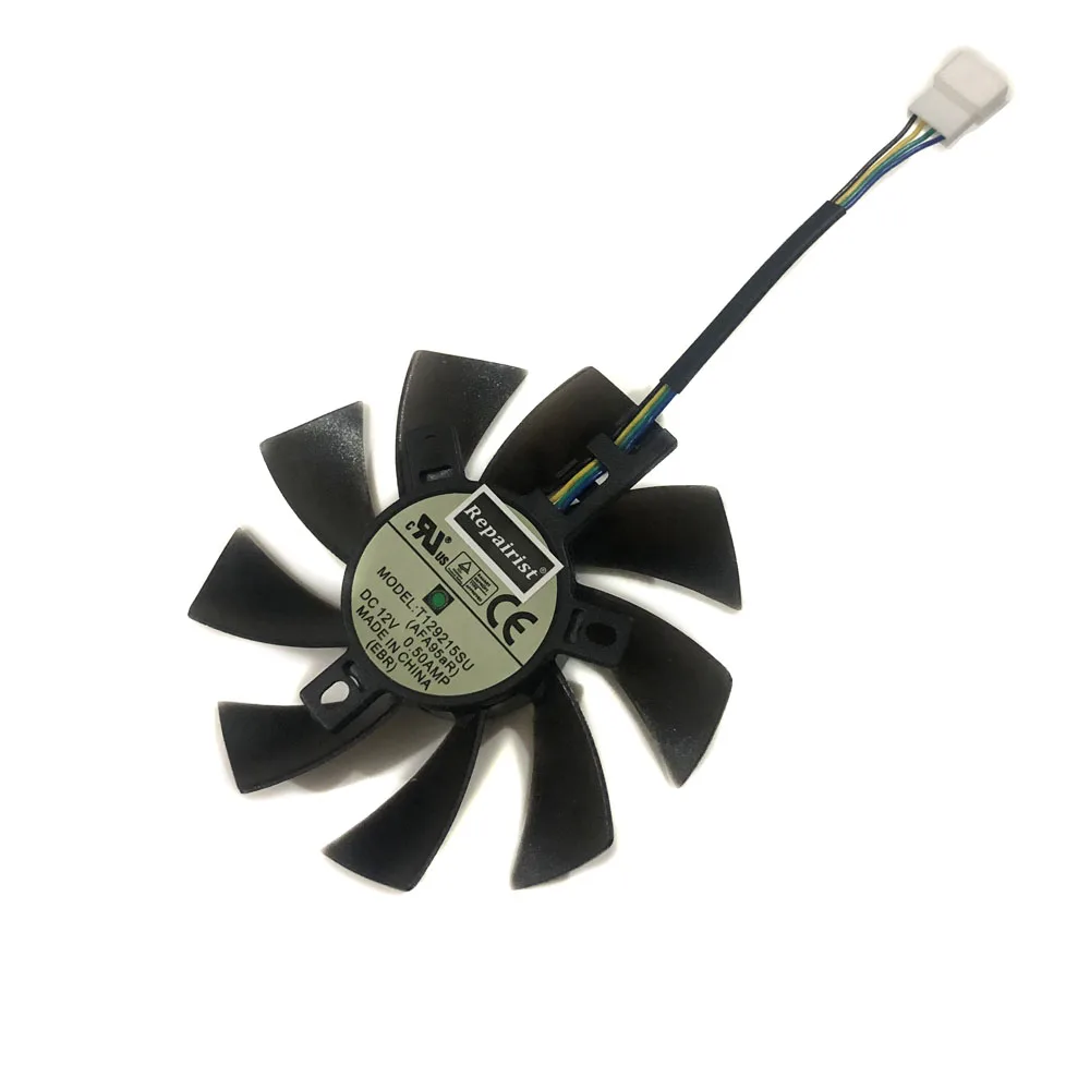 1 Pezzo, T129215Su, Dispositivo Di Raffreddamento Gpu, Ventola Alternativa, Per Gigabyte Aorus Rx 580 480 570 470 Gtx 1070 1060 1050, Raffreddamento D