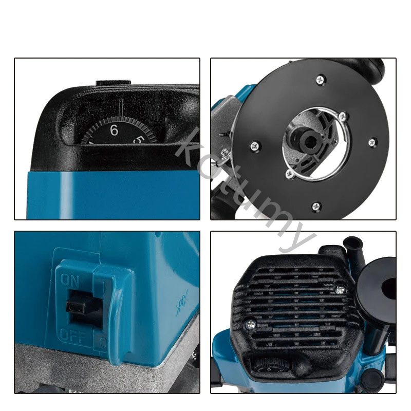 Electric Wood Router Trimmer Wood Milling Engraving Slotting Trimming Machine Hand Carving Carpentry Router