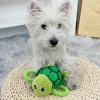 2024 New Bite Resistant Dog Squeak Toy Squeaking Dog Shark Toys Chewing Turtle Fish Pet Puppy Chew Toy Plush Dog Accessories 5