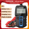 TOPDON BT100 12V Car Battery Tester Digital Automotive Diagnostic Battery Tester Analyzer Vehicle Cranking Charging Scanner Tool 1