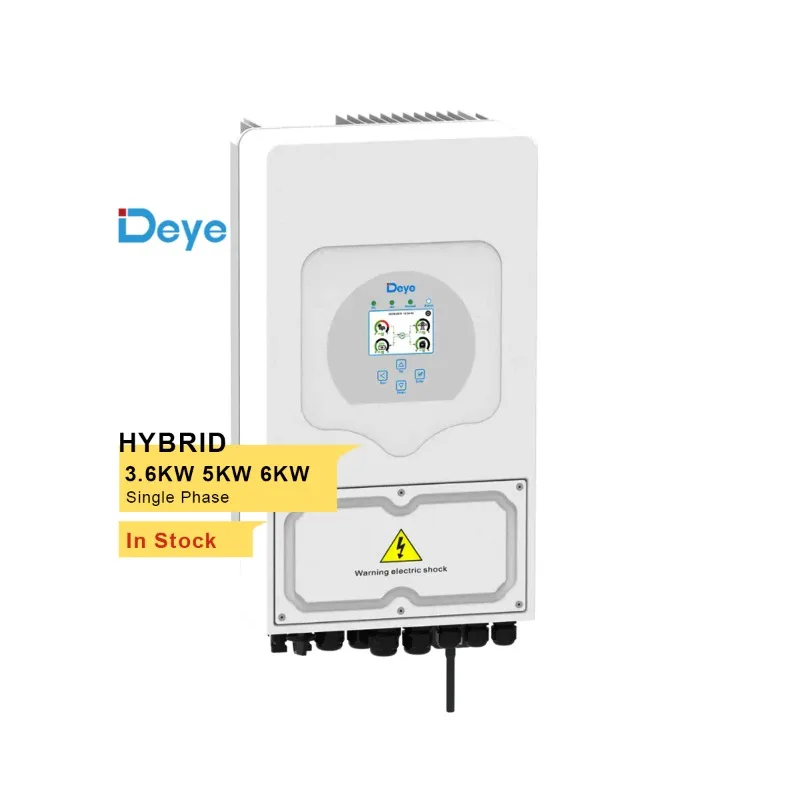 Deye Sun-6K-Sg04Lp3-Eu 24V 48V Monofase Split Phase Hybrid Solar Power Inverter 3.6 Kw 5Kw 6Kw Produttori