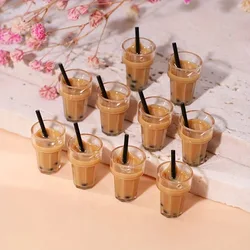 Set of 10 3D Bubble Milk Tea Charms (10pcs)