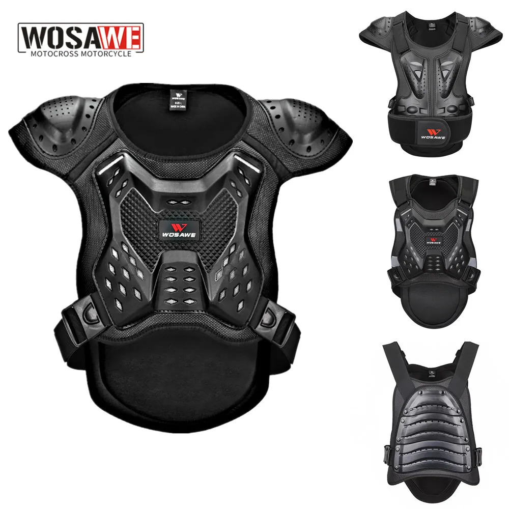 Motorcycle Body Armor And Back Protector Jacket Adult Chest Back Protector