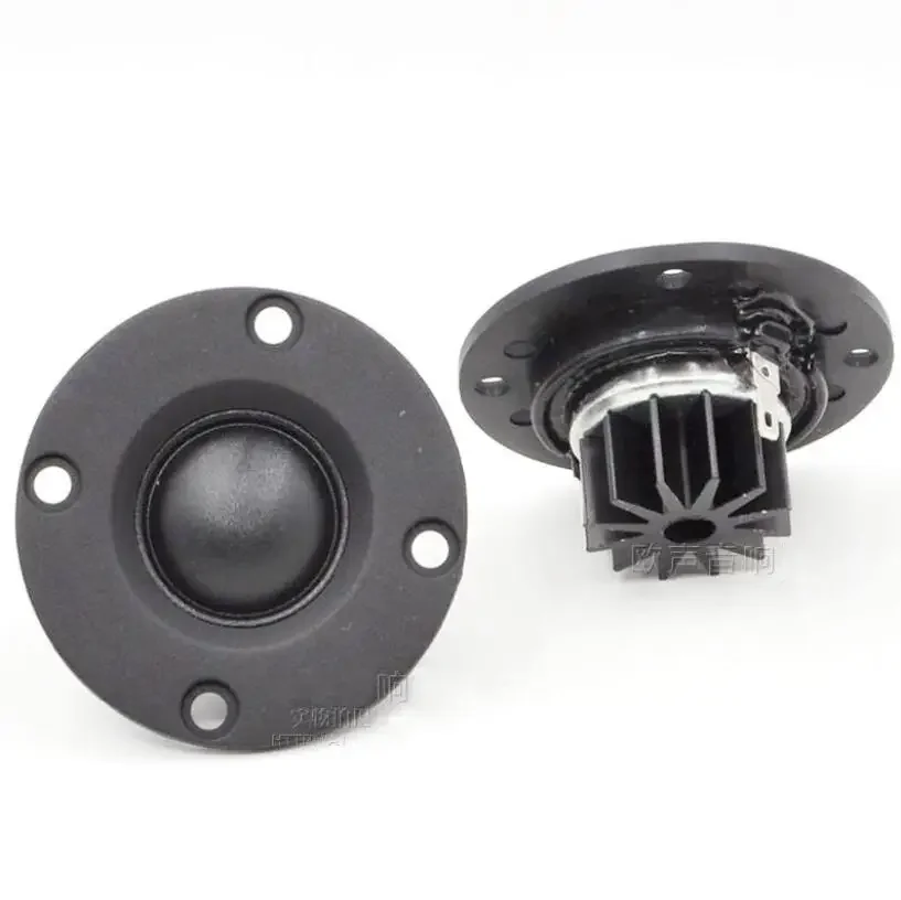 Pair 6 ohm 30W 2 inch ABS Frosted Panel Soft Dome Fiber Membrane Toothed Hifi Neodymium Tweeter Speakers high pitch loudspeaker