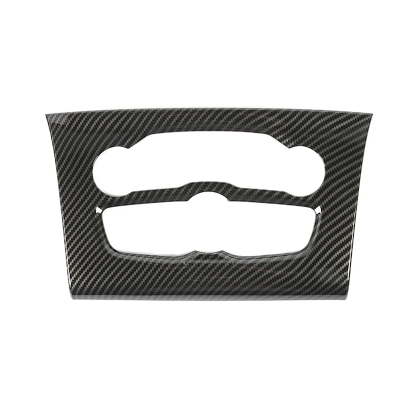 

Кондиционер воздуха с центральным управлением A/C крышка панели Tirm аксессуары для 2015-2021 Chrysler 300/300C,ABS углеродное волокно