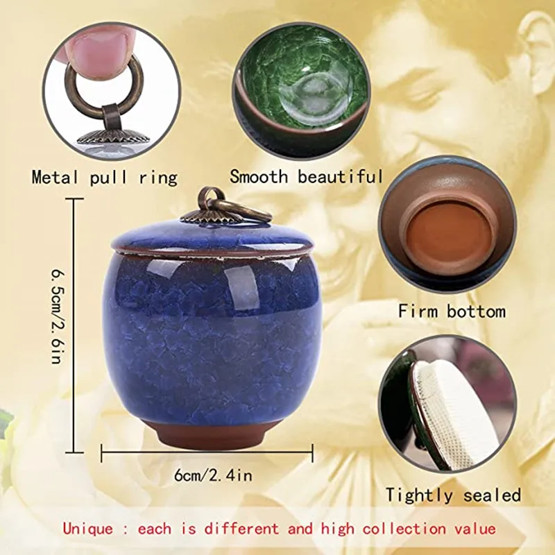 Small Urns for Human Ashes-Token Urns-Ceramic Memorial Keepsake Cremation