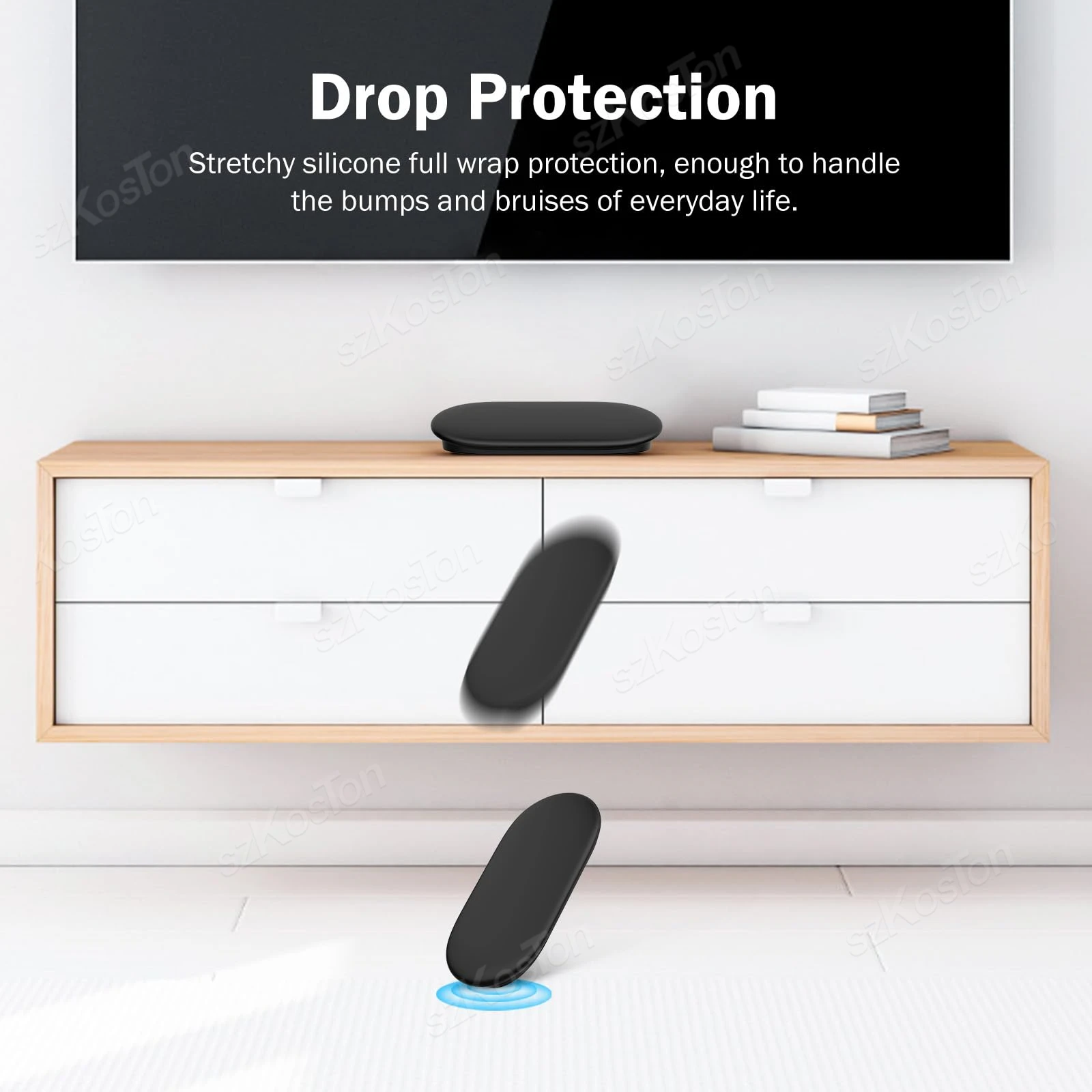 Silicone Remote Case Silicone Remote Sleeve Silicone Remote Cover Silicone Case Protector Remote Controller Cover Silicone Cover For Google TV Streamer 4K Console Cases Protective Covers Remote Control Anti-Slipping Protection Cover Shel