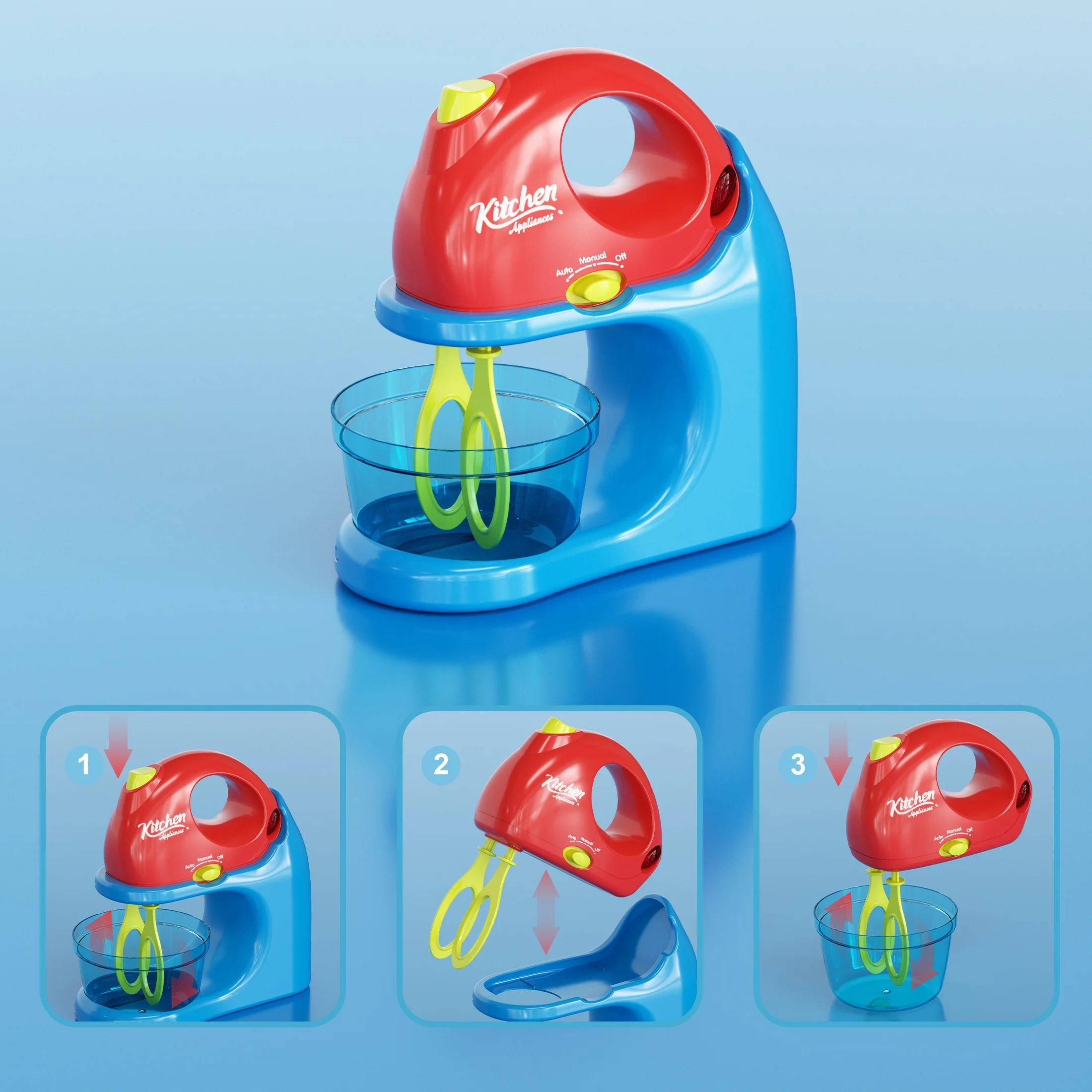 Kitchen Appliances Accessories Playhouse Toys Juicer Blender Toaster Pretend to Play Interactive Learning Games with Sound pretend kitchen toys,kitchen toys,educational toys