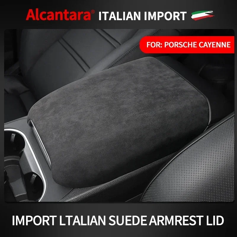 

For Porsche Cayenne 2018-Present Armrest Lid Box Cover Cushion Modified Central Control Arm Rest Moulding interior Accessries