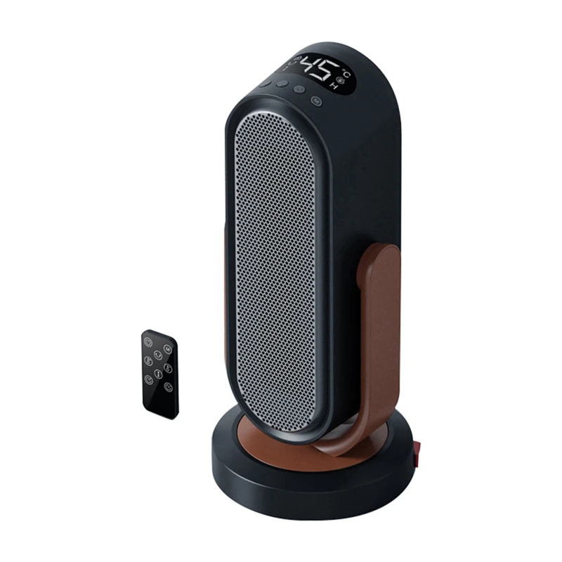 

Электрический нагреватель помещений, портативный безопасный и тихий нагреватель с быстрым нагревом 1500 Вт/750 Вт PTC для офиса, комнаты, рабочего стола, внутреннего использования, вилка европейского стандарта