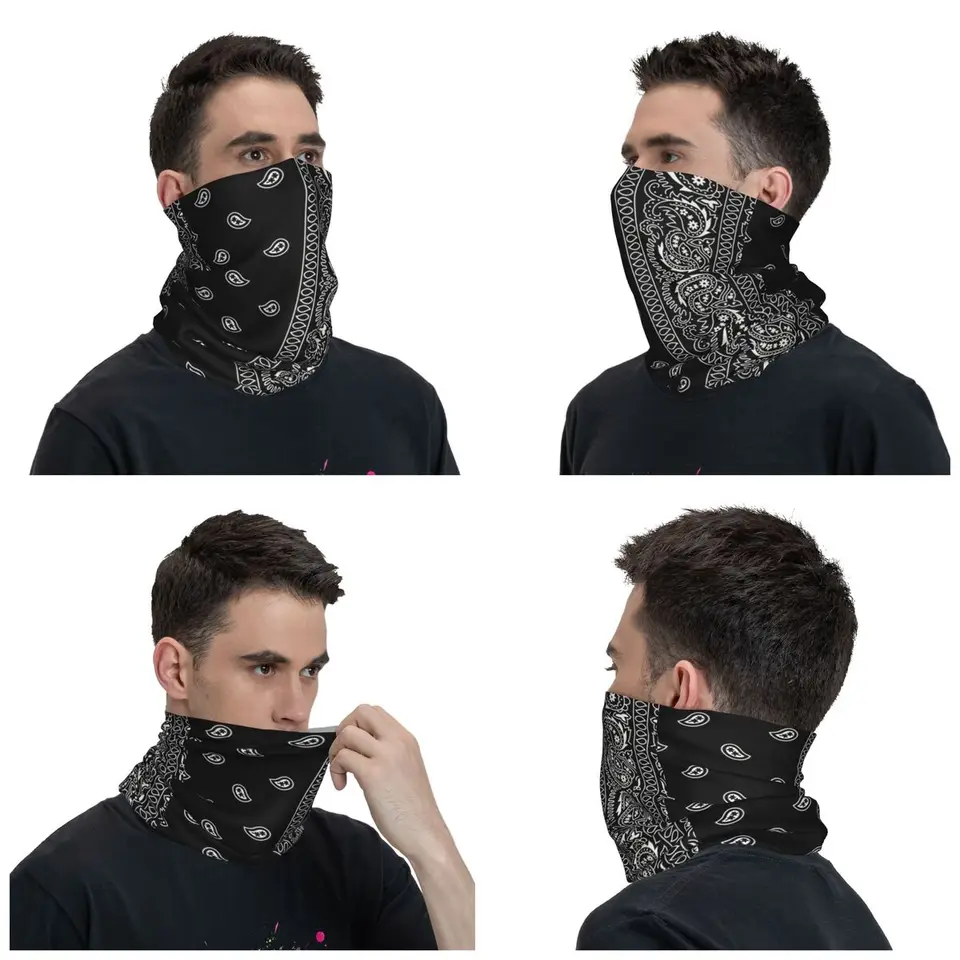 Custom Biker moto Skull Neck ghetta donna uomo antivento inverno Rockabilly Bandana sciarpa per lo sci  18
