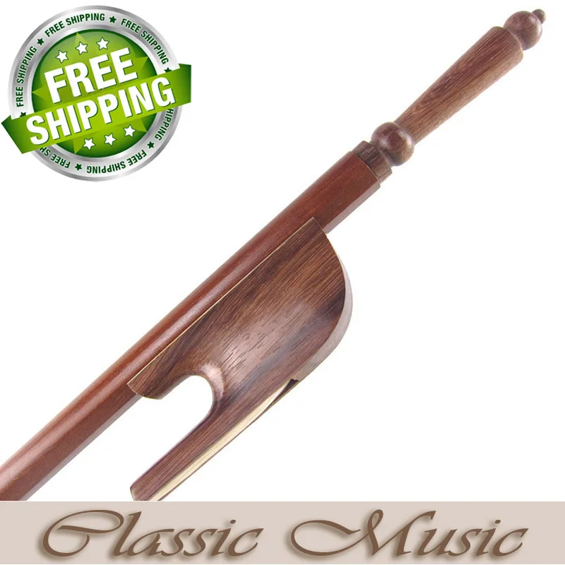 

Baroque Cello Bow with Long Screw (4/4), Good Mongolian Horse Hair.