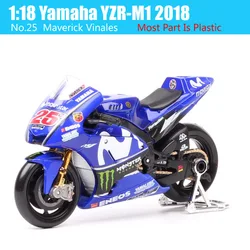 1/18 Scale Racing Motorcycle Model - Redbull GP Racing Edition (18 Yamaha YZRM1 25)