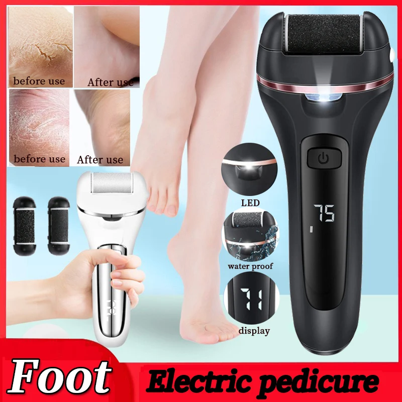 2022 Electric Foot File Scraper Callus Remover Pedicure Foot Grinder