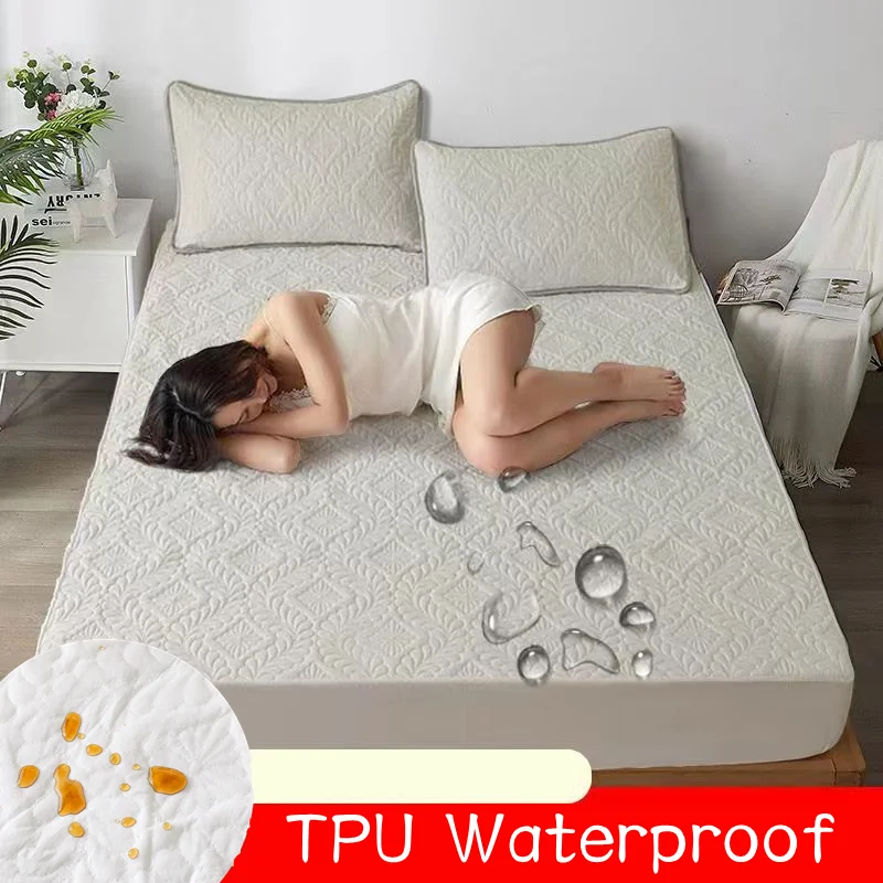 Hotel Grand Coprimaterasso Impermeabile Queen Size - Alternativa Al Piumino, Trapuntato Con Tasca Profonda 20-53 Cm